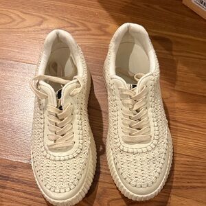 Women's Cream Sneakers